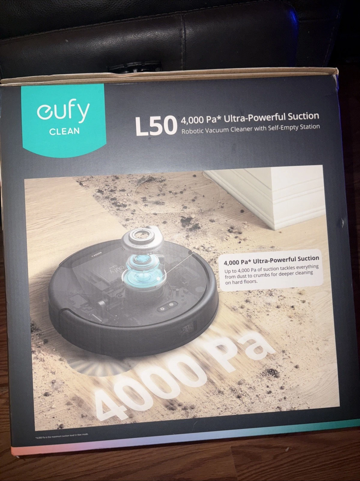 eufy L50 SES Robot Vacuum Self-Empty Station iPath Laser NAV AI.Map 2.0