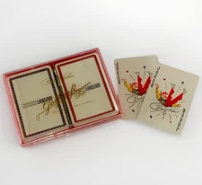 Vintage Advertising Golfcrest Inc Redislip Jokers 1950’s Playing Cards Two Decks