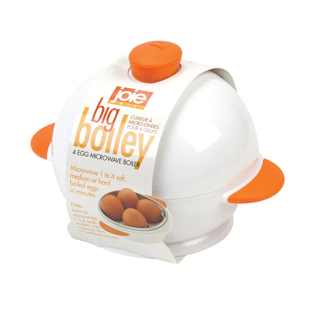 Joie Eggy Big Boiler Egg Microwave Boiler 4 Piece | 17.8 x 13.4 x 12.7cm