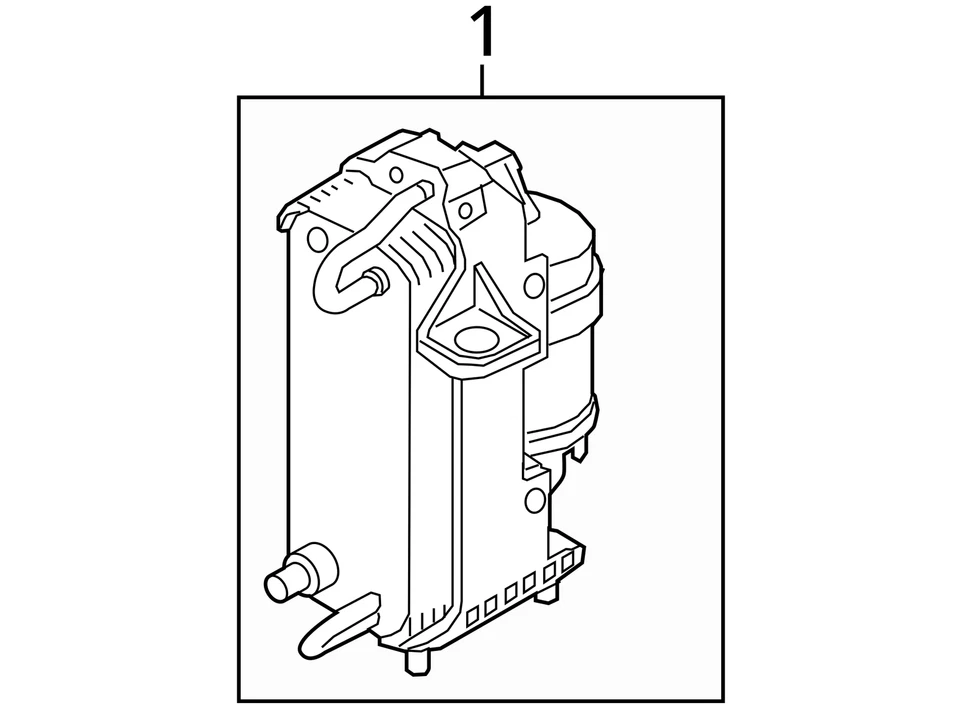 交流电冷凝器适用于 16-21 宝马 740i 644640 — 第 4/4 张图片