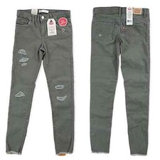 Levi  s Girls 10 Olive Super Skinny Jean NWT