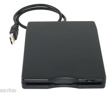 External 1.44 MB USB 3.5" Floppy Disk Reader Drive for Notebook Laptop Desktop
