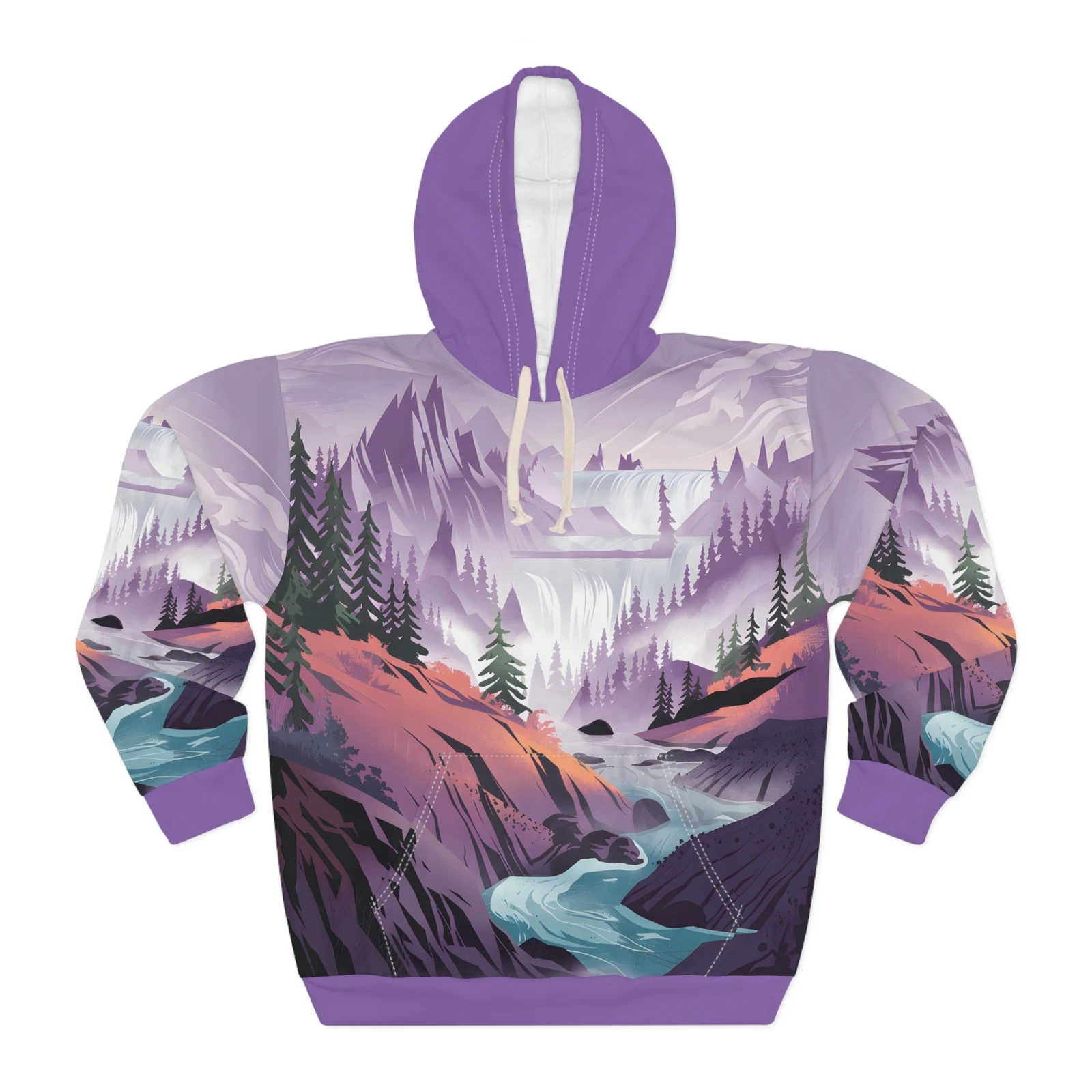 Wild Breeze Nature Art Graphic All Over Print Hoodie Travel Outdoor Apparel
Opens in a new window or