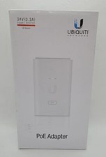 Ubiquiti Networks PoE Adapter - Model: POE-24-7W-G-WH - 24V PoE .3A Gigabit
