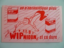 BUVARD PUBLICITAIRE ANCIEN / WIP NIDON N° 2 PARQUETS LINOS