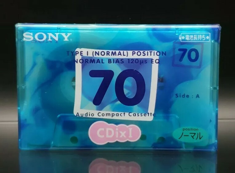 SONY CDix-I 70 1997 JAPAN TYPE I BLANK CASSETTE TAPE (1) () for