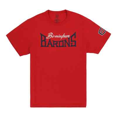 NWT EBBETS FIELD Birmingham Barons EFF MiLB Letterhead  T-Shirt XXL 2X