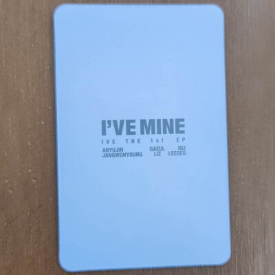 Yujin Official Photocard Ive 1st EP Album I'VE Mine Genuine Kpop