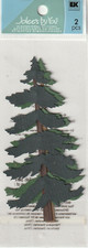 Jolee's by You 3-D non adhesive Embellishment PINE TREES Fast FREE SHIP 56513