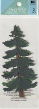 Jolee's by You 3-D non adhesive Embellishment PINE TREES Fast FREE SHIP! 56513