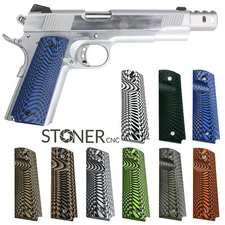 1911 Starburst Grips G10 Full Size or Compact or Springfield EMP or PT1911