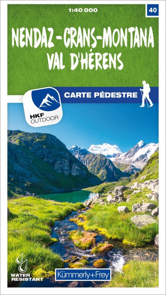 Thumbnail - Nendaz - Crans-montana Val D'hérens 40 Wanderkarte 1:40 000 Matt