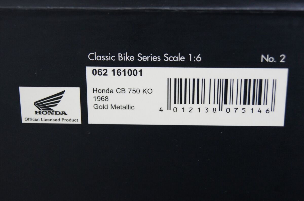 HONDA CB750 (K0) scale: 1/6 Mini Champs weight: 2.5kg Candy HONDA CB750 (K0) scale: 1/6 Mini Champs weight: 2.5kg Candy