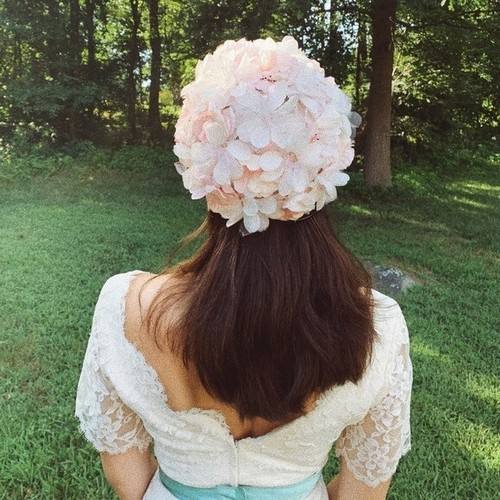 Vintage 50's Chiffon Pink Floral Flower Church Hat