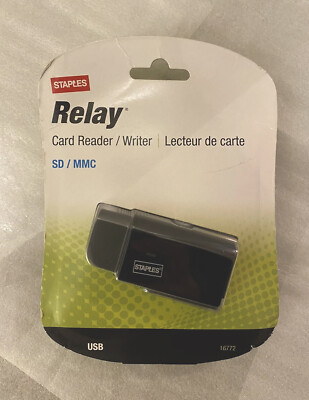 Staples Relay Card Reader/ Writer. SD/MMC USB | eBay