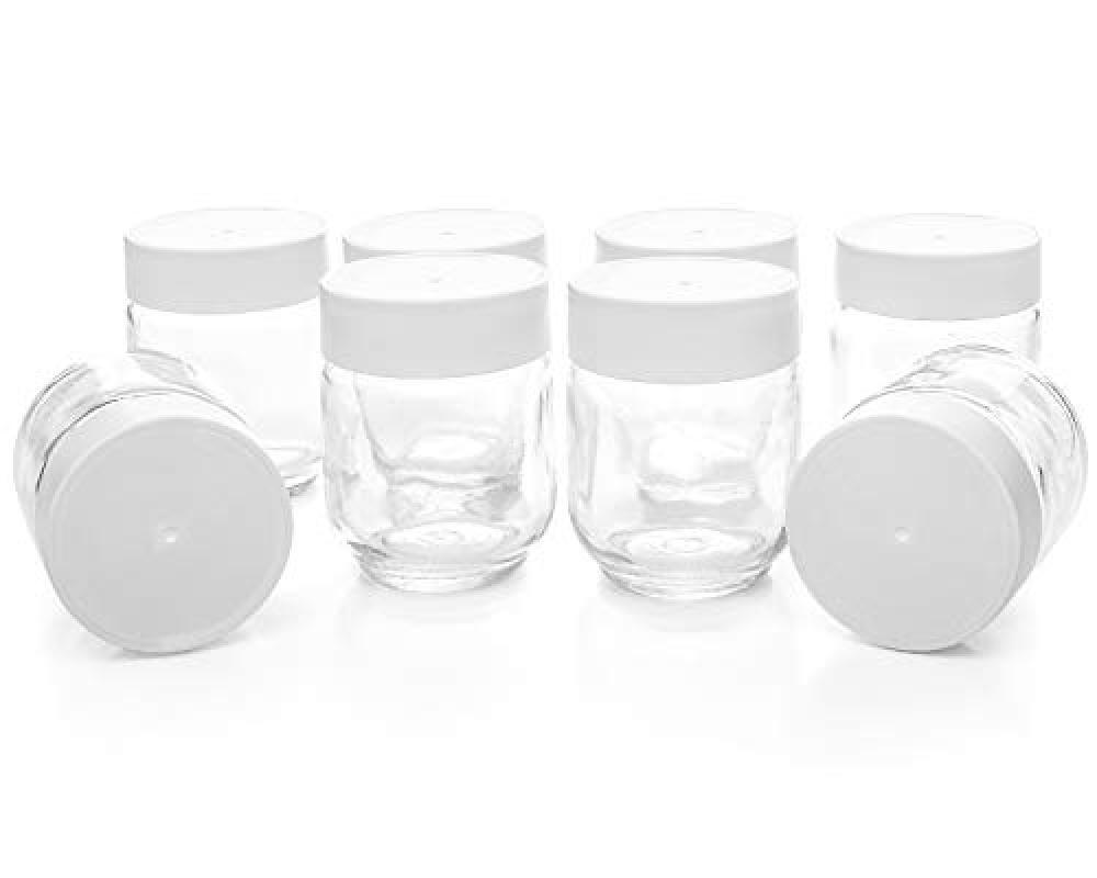 Rommelsbacher JG8 recipiente Rotondo Trasparente, Bianco - NUOVO