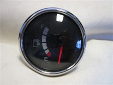 BRP 710002068 FARIA GP8002 FUEL GAUGE BLACK FACE CHROME BEZEL MARINE BOAT