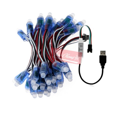 WS2811 RGB LED Module Waterproof DC 5V Full Color LED Pixel Module & controller - Picture 9 of 11