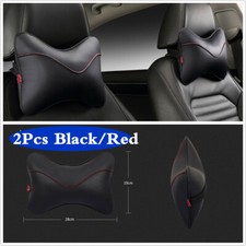 2Pcs Travel Auto Car Seat Headrest Pad Pillow Head Neck Rest Support Cushion