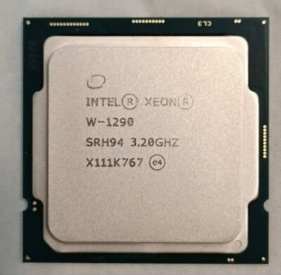 Intel Xeon W-1290 3.20GHz LGA-1200 10-Core CPU Processor 20-Threads