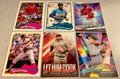 BASEBALL INSERTS - 2024 + cards -Various Years/Brands/Sets -Superstars -You Pick
