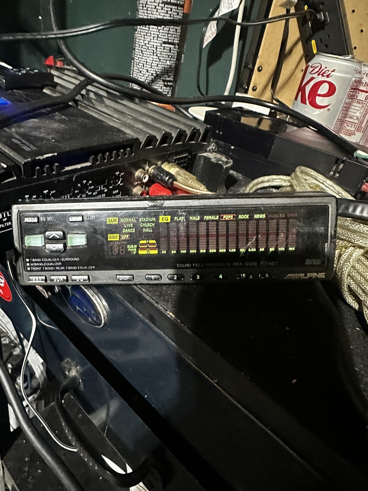 Alpine ERAG320. DSP Digital Sound Processor EQ Equalizer Used tg320 eq