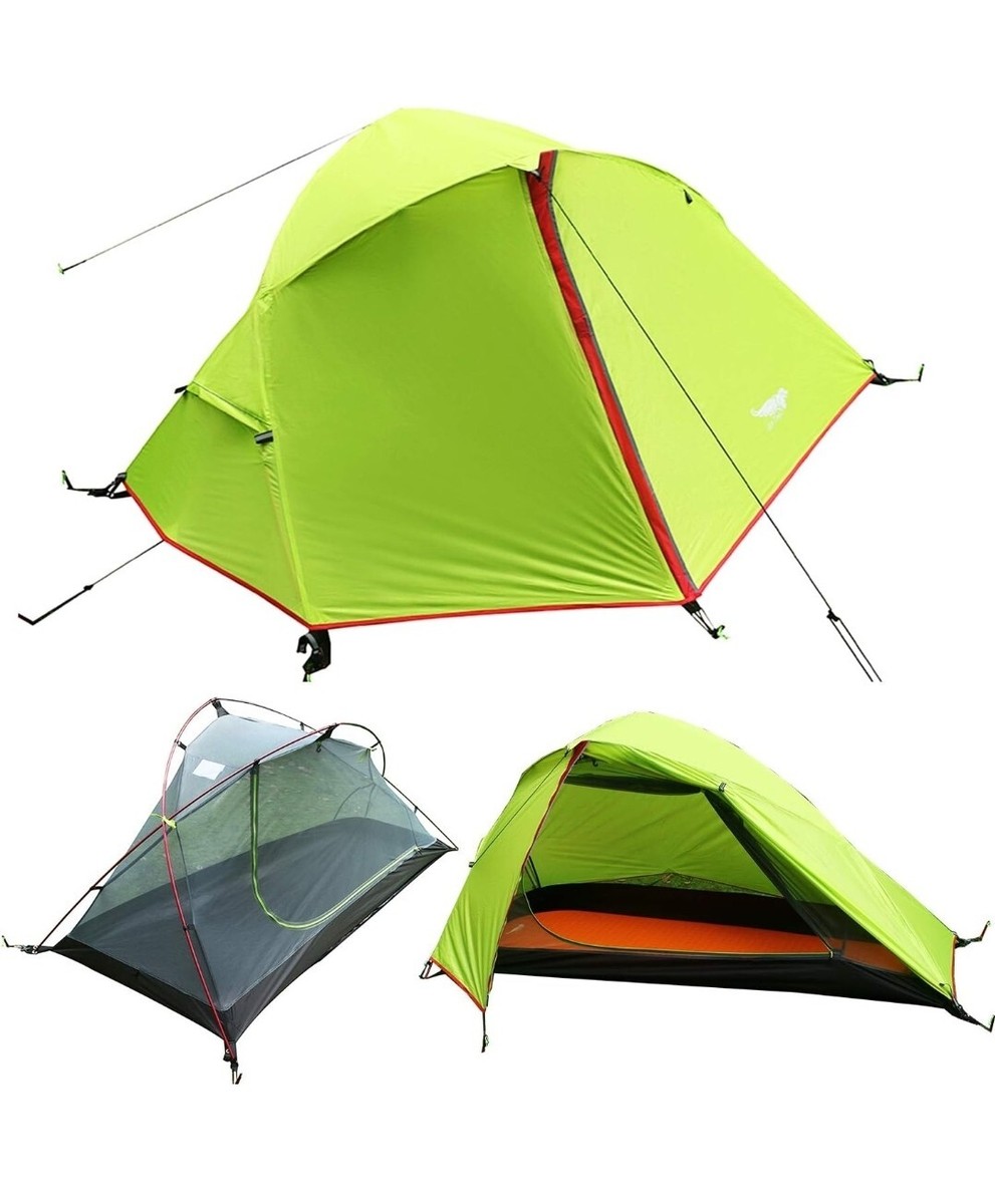 Luxe Tempo テント Amazon | Luxe Tempo 1人用 テント2前室ソロキャンプテント登山