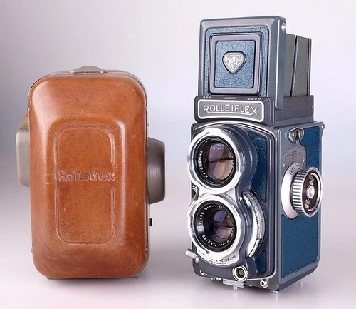 Rolleiflex Baby 4x4cm ( Grey) . ( 1957-1963)