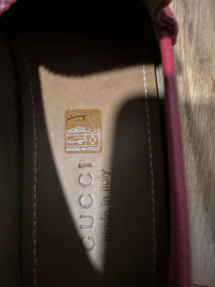 正品古驰 Tobasco 皮革男式乐福鞋 US8 EU41.5 GUCCI/UK7.5 — 第 3/4 张图片