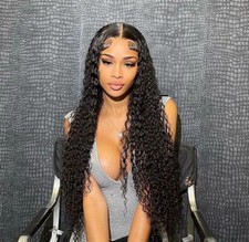 26inch Pre-Bleached Water Wave Wear Go Wig 7x5 HD Lace Closure Density Glueless