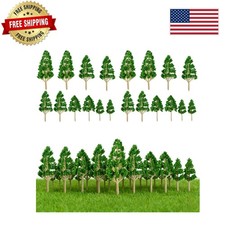 High-Quality 20 PCS Miniature Trees - Perfect for Model Building Landscapes
