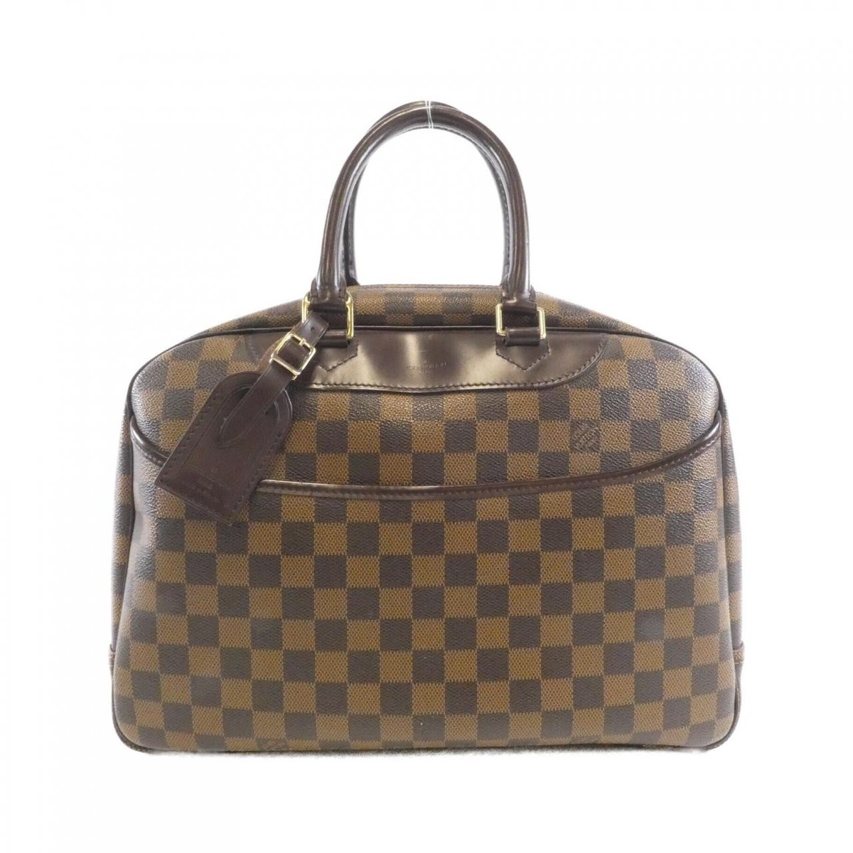 Authentic Louis Vuitton Damier Bowling Vanity Bag N47272 #230-000