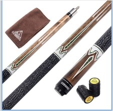 CUESOUL 58 Inch 19oz 1/2 Maple Billiard Stick Pool Cue Set 11.5mm/13mm