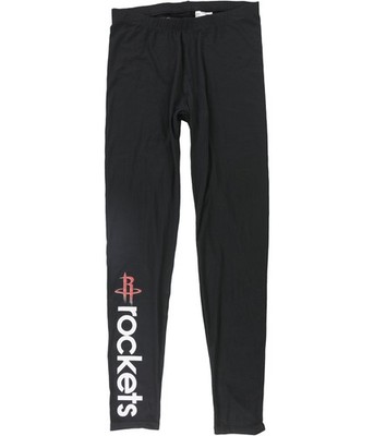 G-III Sports Womens Houston Rockets Tapered Leggings Casual Pants, black, XL