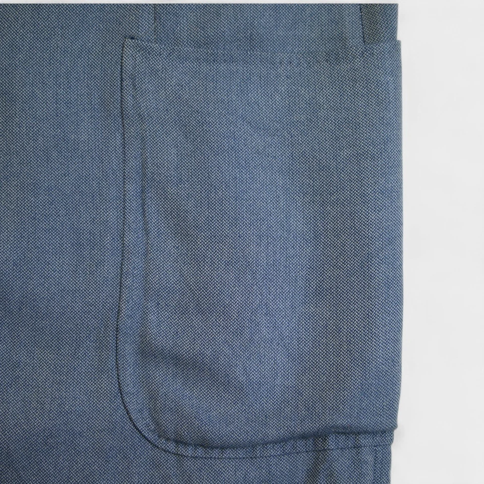 Abrigo deportivo Canali 44R azul claro bambú suave ligero sin estructura doble ventilación Foto 3 de 4