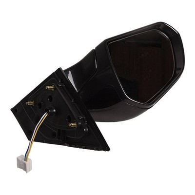 Side Mirror Front Driver Side Heated Glossy Black 87610C2000/ HY1320203