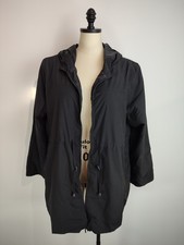 1181 QVC Centigrade Essential Packaway Lightweight Raincoat Black Size xl BNWT
