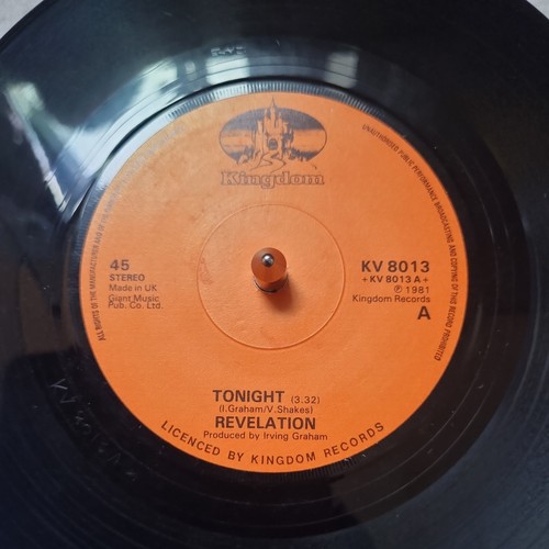 REVELATION tonight KINGDOM RECORDS 1981. rare reggae 7inch vinyl 45rpm - Picture 2 of 4