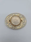 Vintage  1976 LIBERTY Silver Dollar Coin Western Style Belt Buckle for 2" Belt