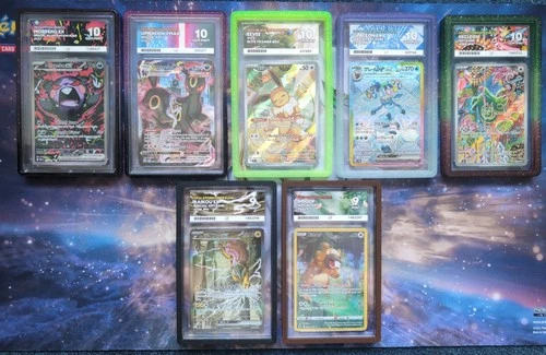 Pokemon TCG Pokemon Graded Cards Bundle Ace 10 + 9 Graded Cards