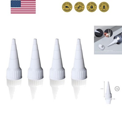 Snip Tip Applicator Tips Cap for E6000 Craft Glue 3.7 Ounce Adhesive Tubes 4 pc