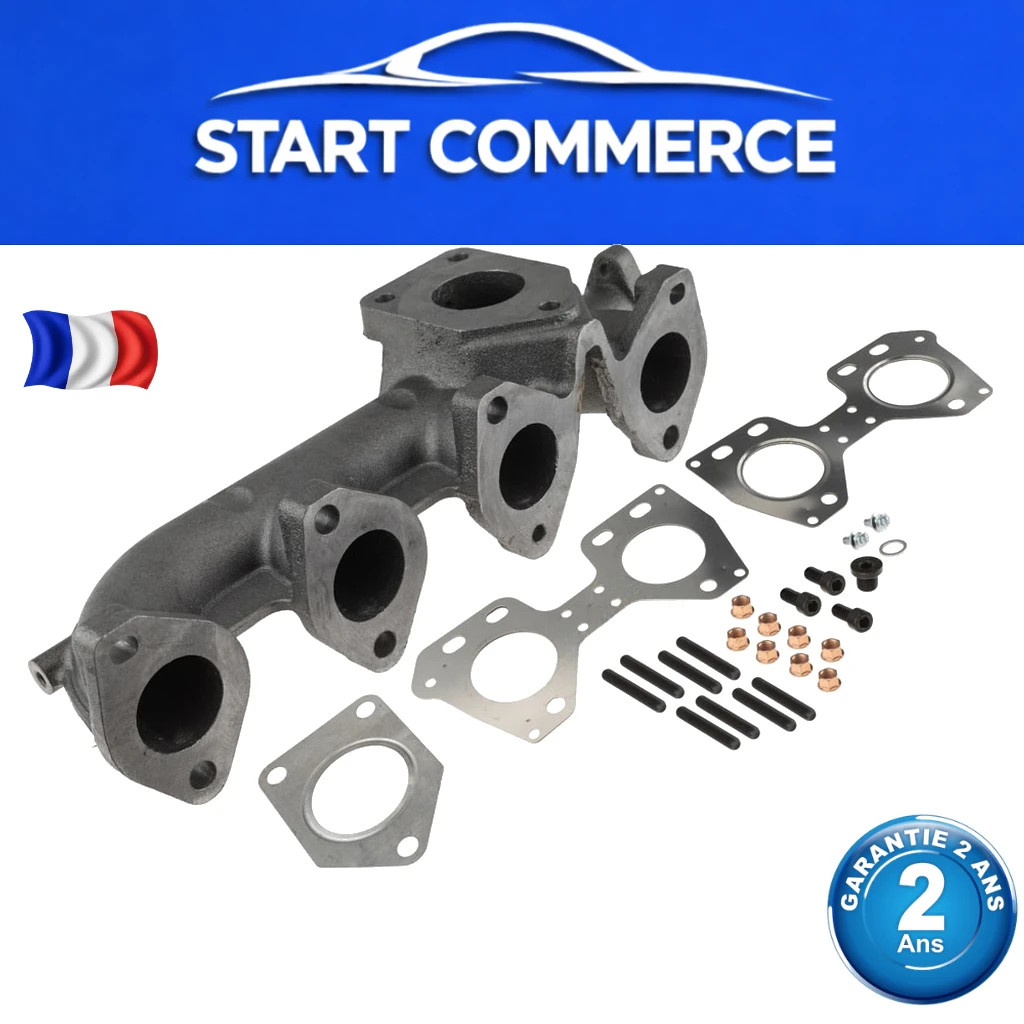 Collecteur d'échappement anti-fissure résistant pour BMW Série 1 et X3