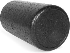 Black Composite High-Density Foam Rollers for Muscle Restoration Massage Therapy