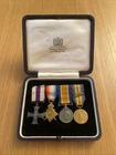 WW1 Miniature Medals x4 Inc Military Cross, 1914-15 Star, War & Victory (39142)