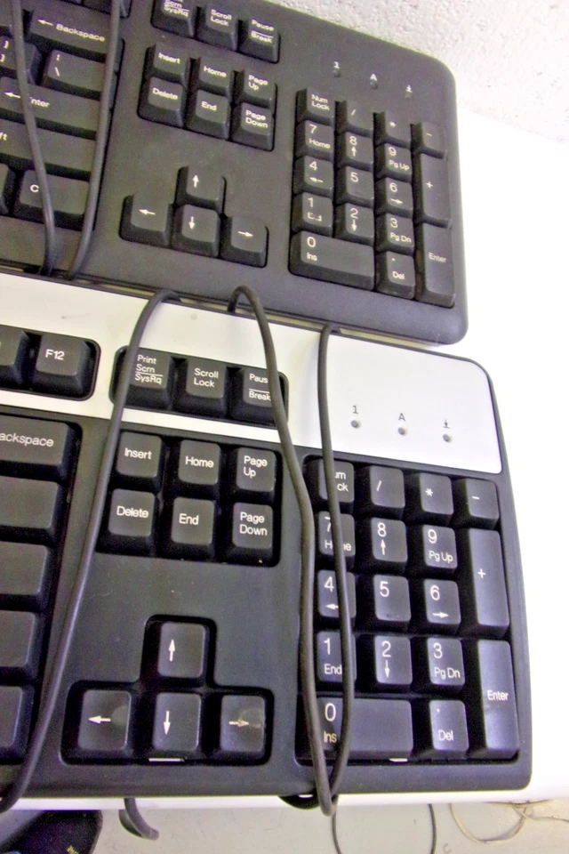 2 HP PC Keyboard Full Size USB wired SK-2025 KU-0316 - Image 2 of 4