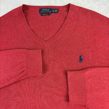 Polo Ralph Lauren Pima Cotton Sweater Mens XL Preppy Golf Classic Pullover PONY