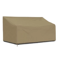 SunPatio Outdoor Loveseat Cover, Patio Heavy Duty Waterproof Deep Sofa Cover ...