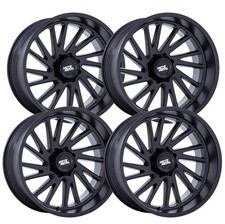 Set-4 Moto Metal Mo811 Combat 20x10 8x6.58x165.1 Matte Black -18mm Wheels 20
