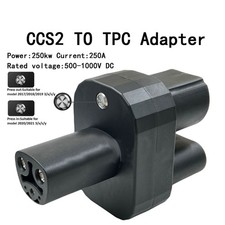 Convenient CCS2 Charger Connector Lightweight CCS2 Converter Plastic for Auto
