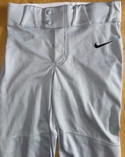 Kids Large Nike Baseball Pants Gray Engineered. BQ6440-052